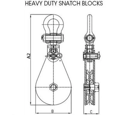 snatch block with hook